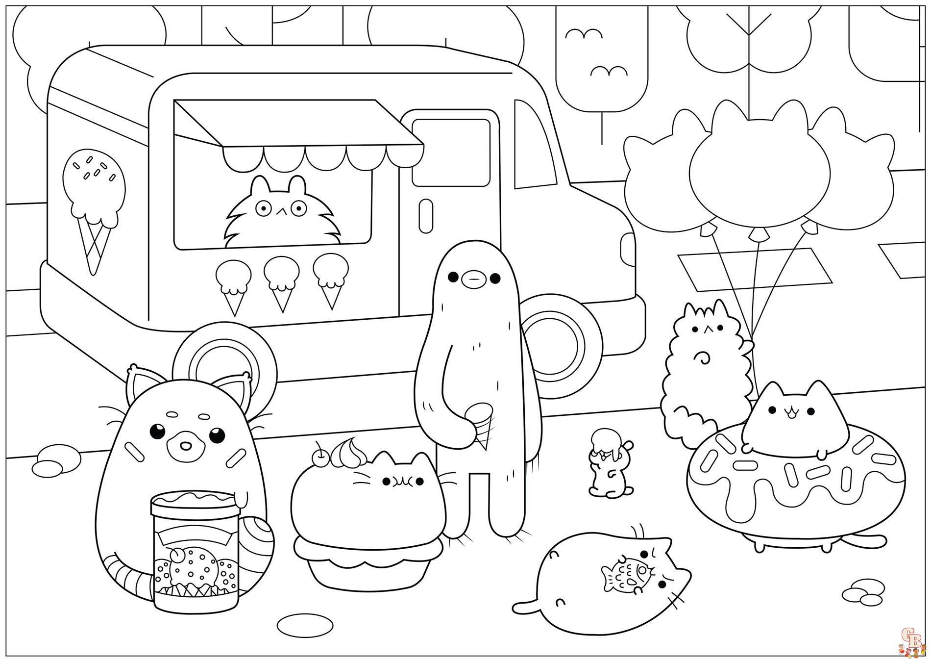 Coloriage Pusheen