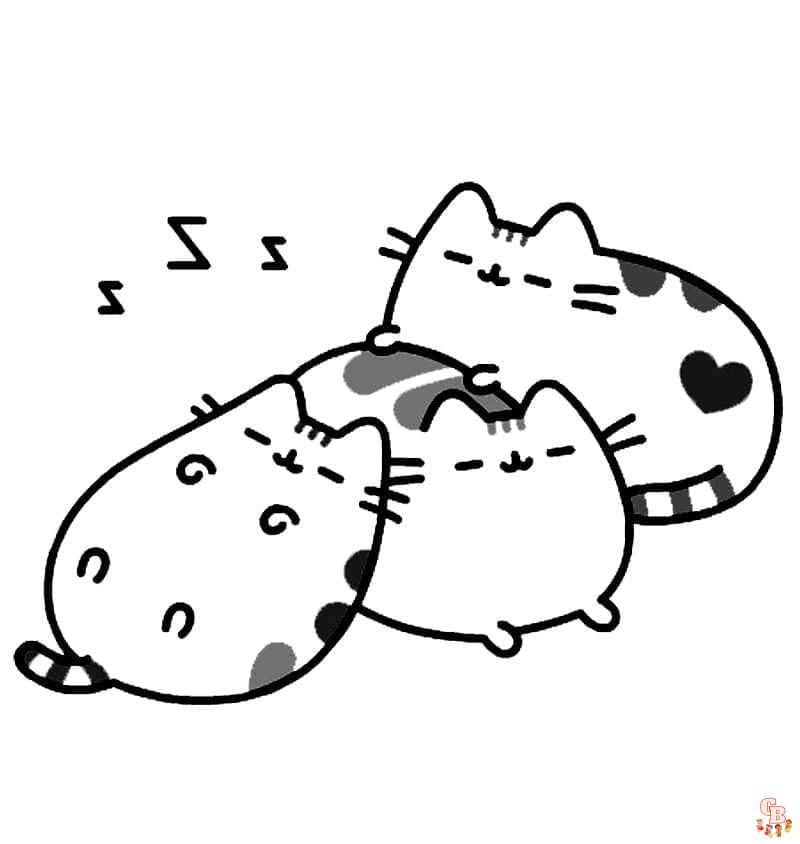 Coloriage Pusheen