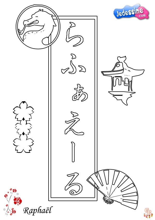 Coloriage Raphael