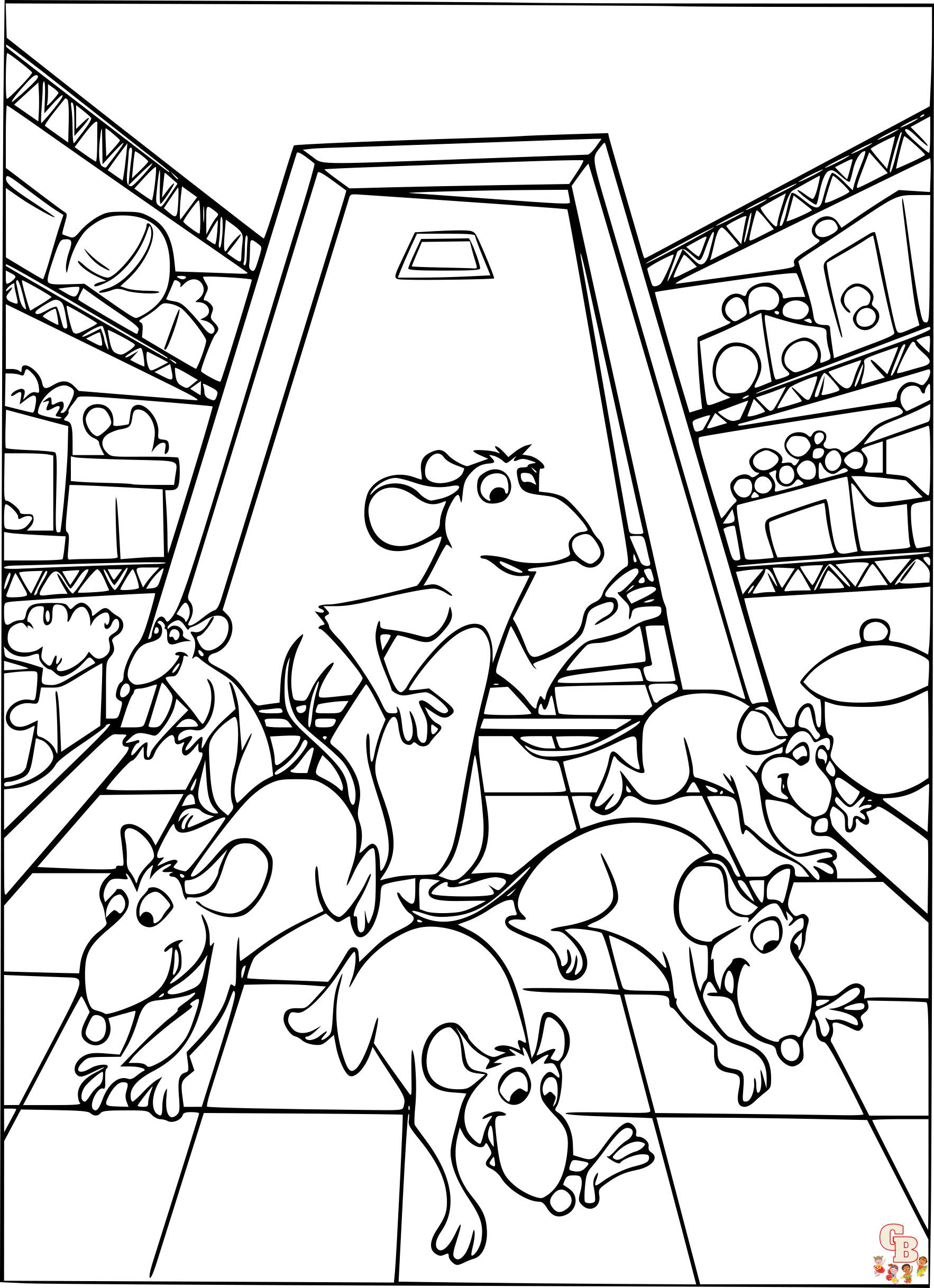 Coloriage Ratatouille