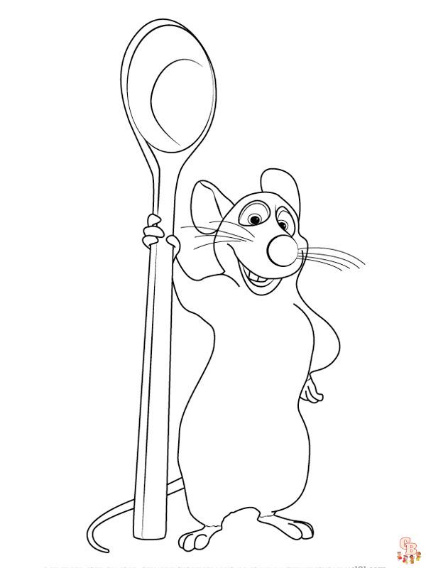 Coloriage Ratatouille