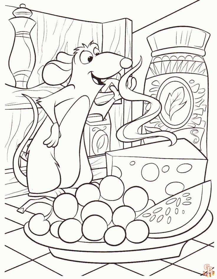 Coloriage Ratatouille