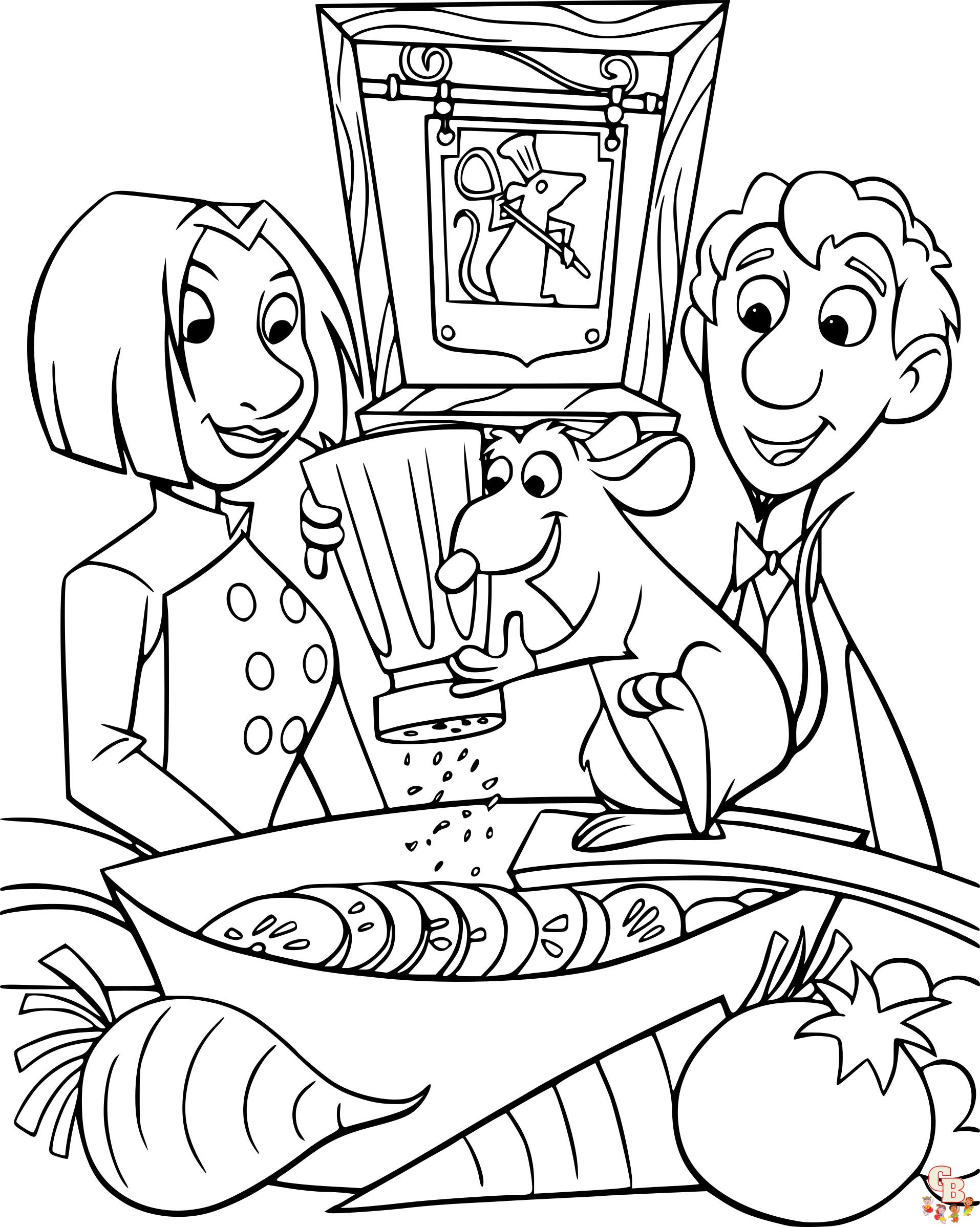 Coloriage Ratatouille