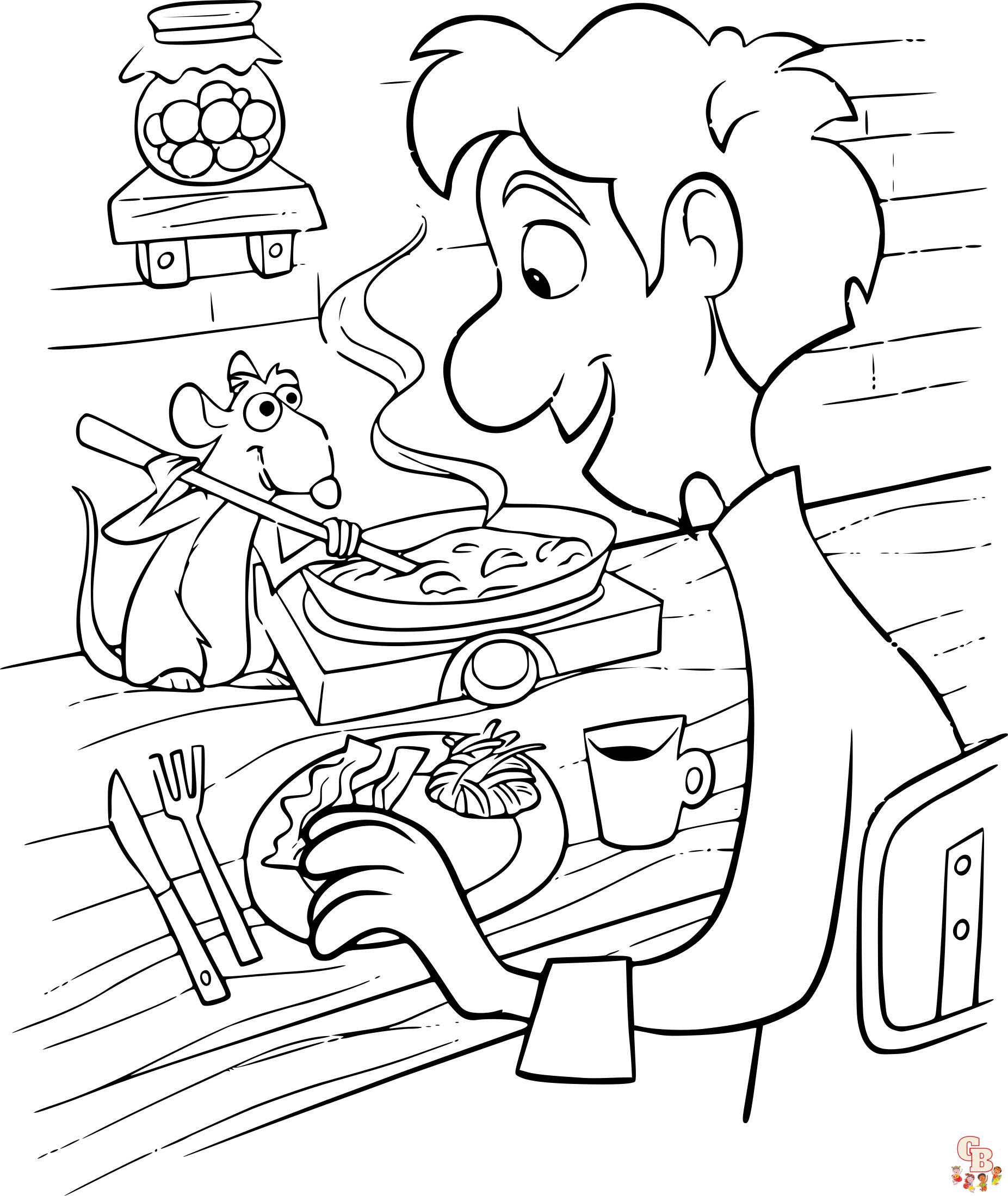 Coloriage Ratatouille