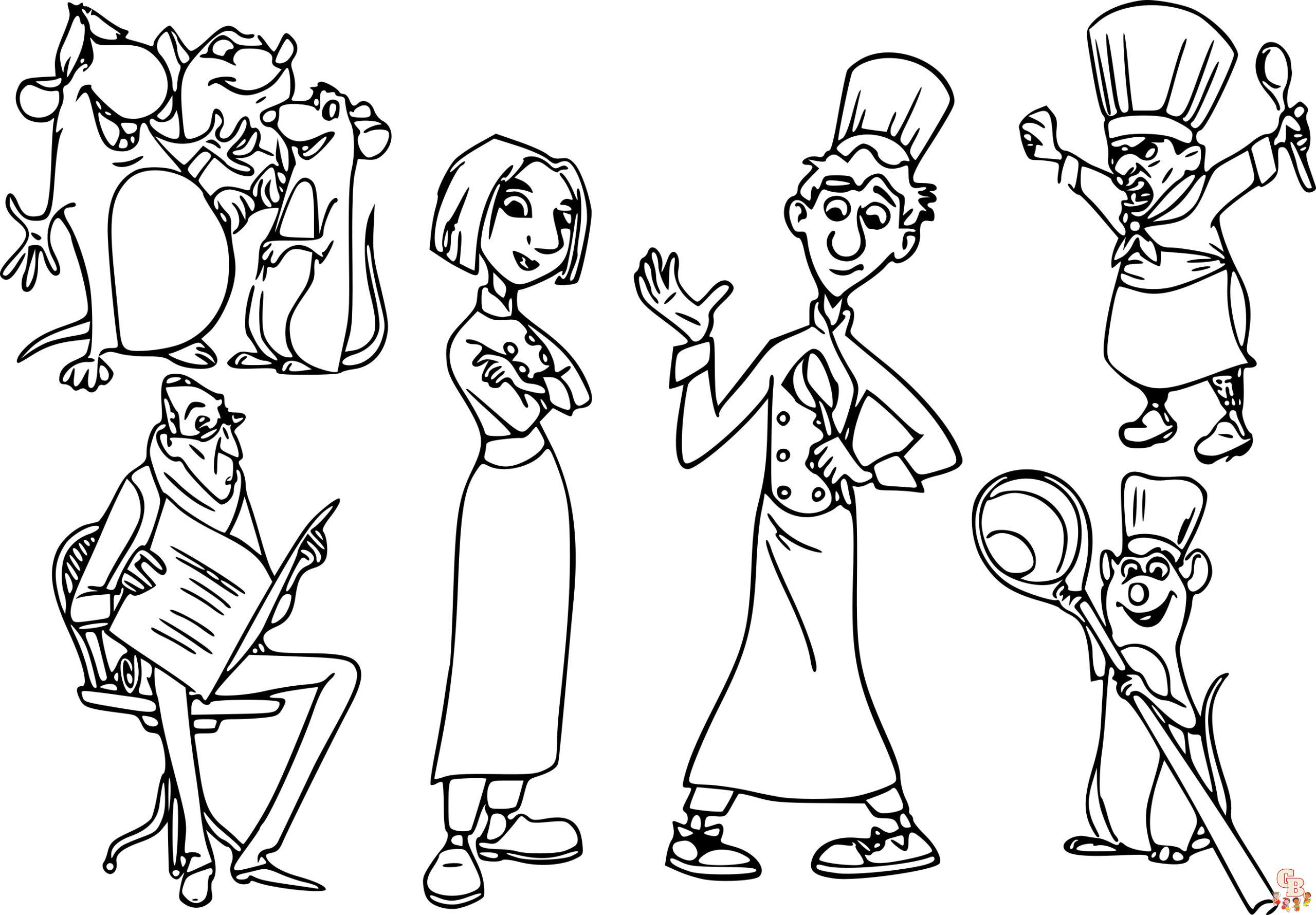 Coloriage Ratatouille