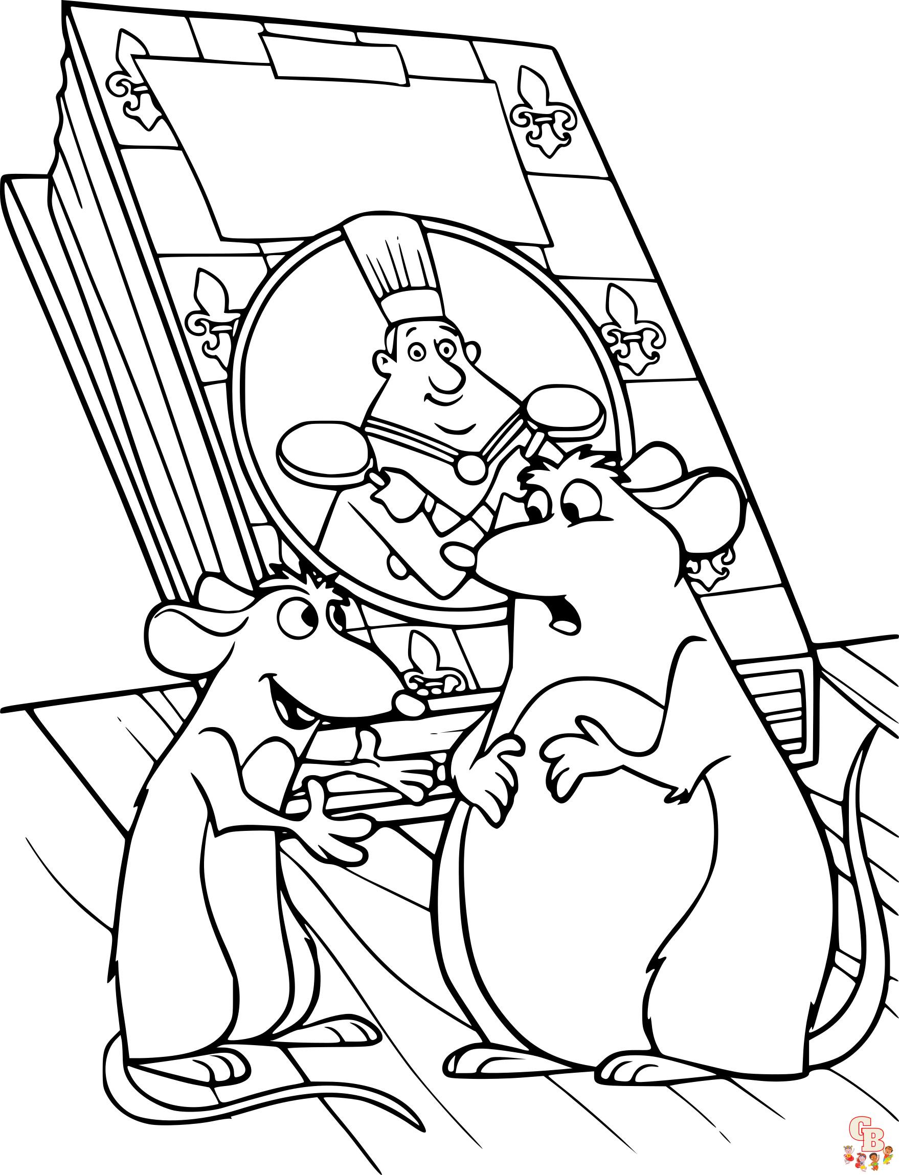 Coloriage Ratatouille