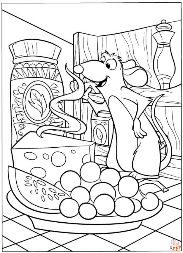 Coloriage Ratatouille