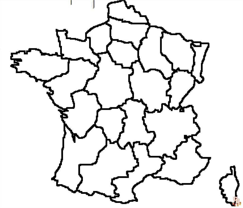 Coloriage Regions de France