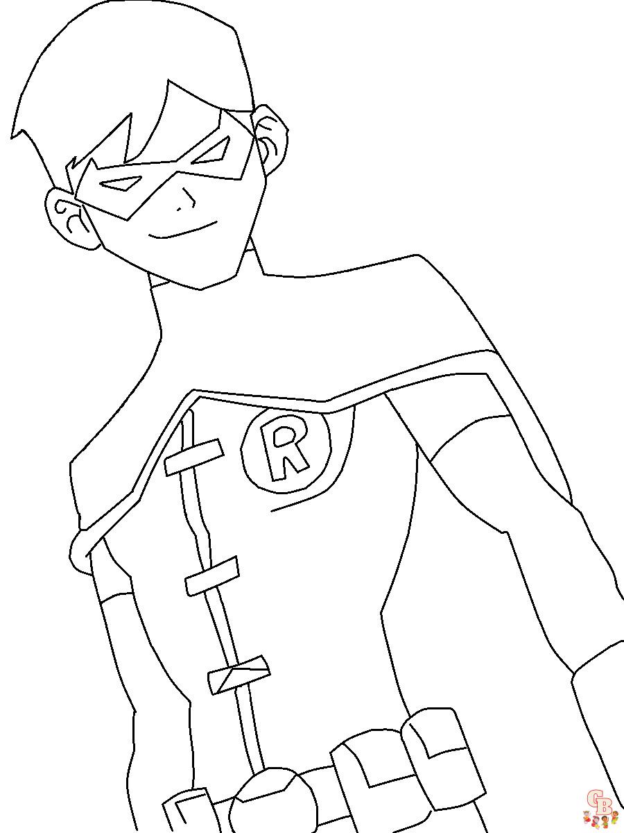 Coloriage Robin