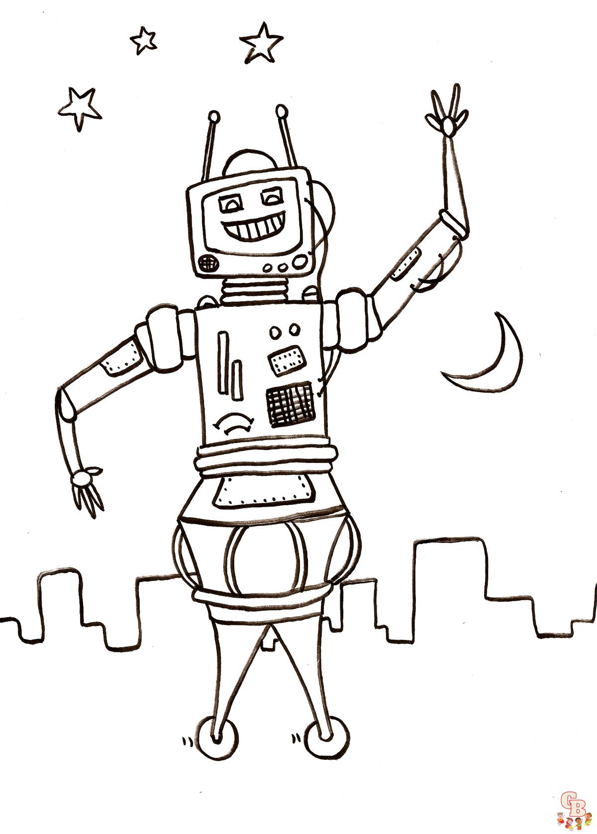 Coloriage Robot