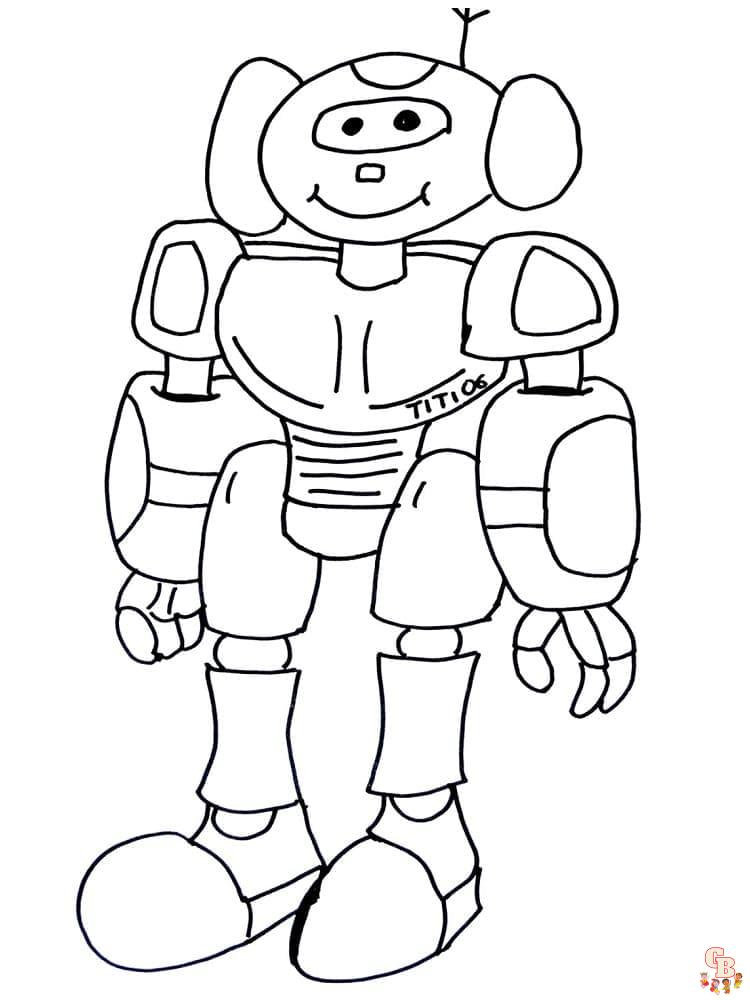 Coloriage Robot