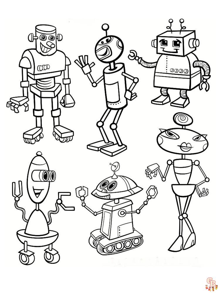 Coloriage Robot