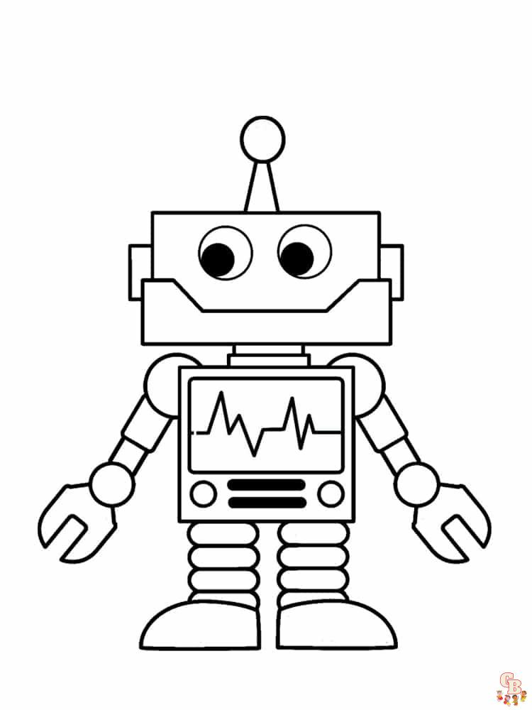 Coloriage Robot