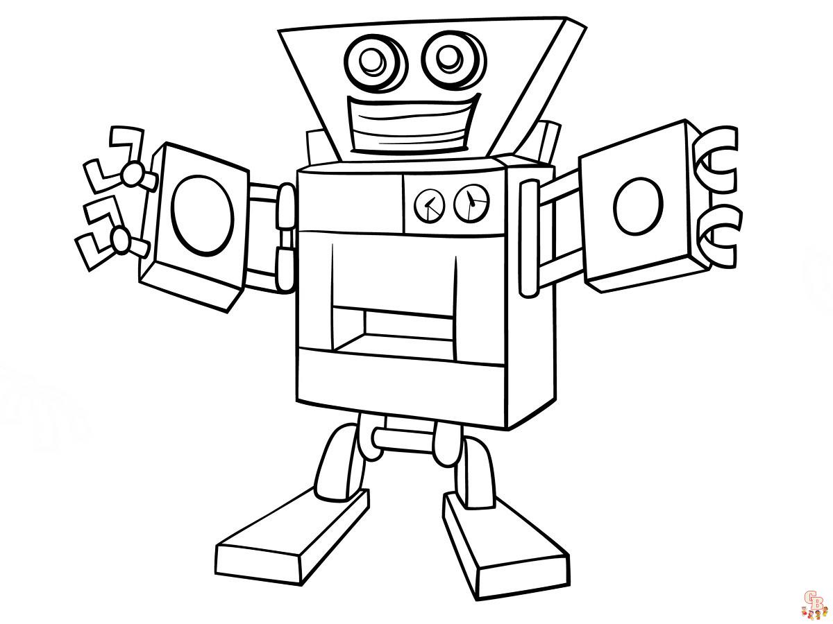 Coloriage Robot