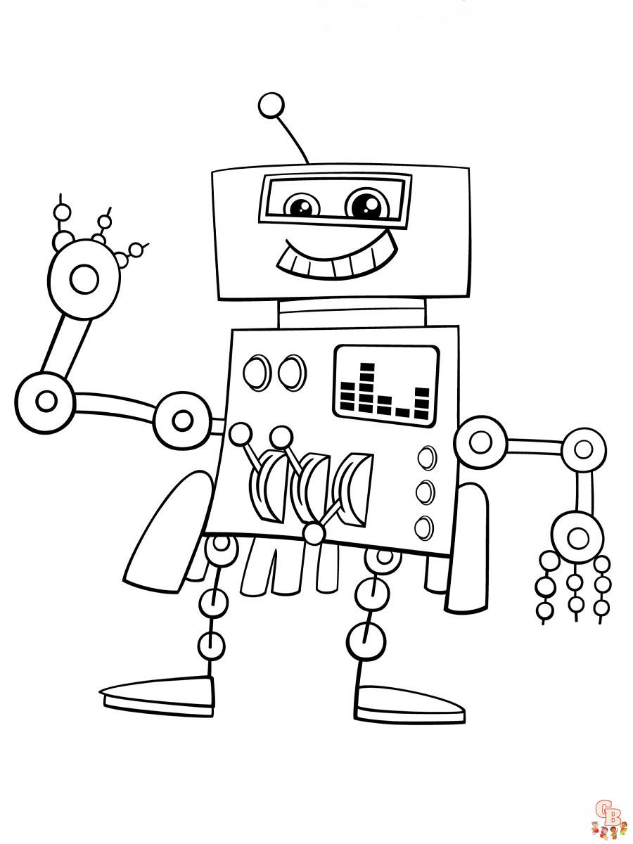 Coloriage Robot