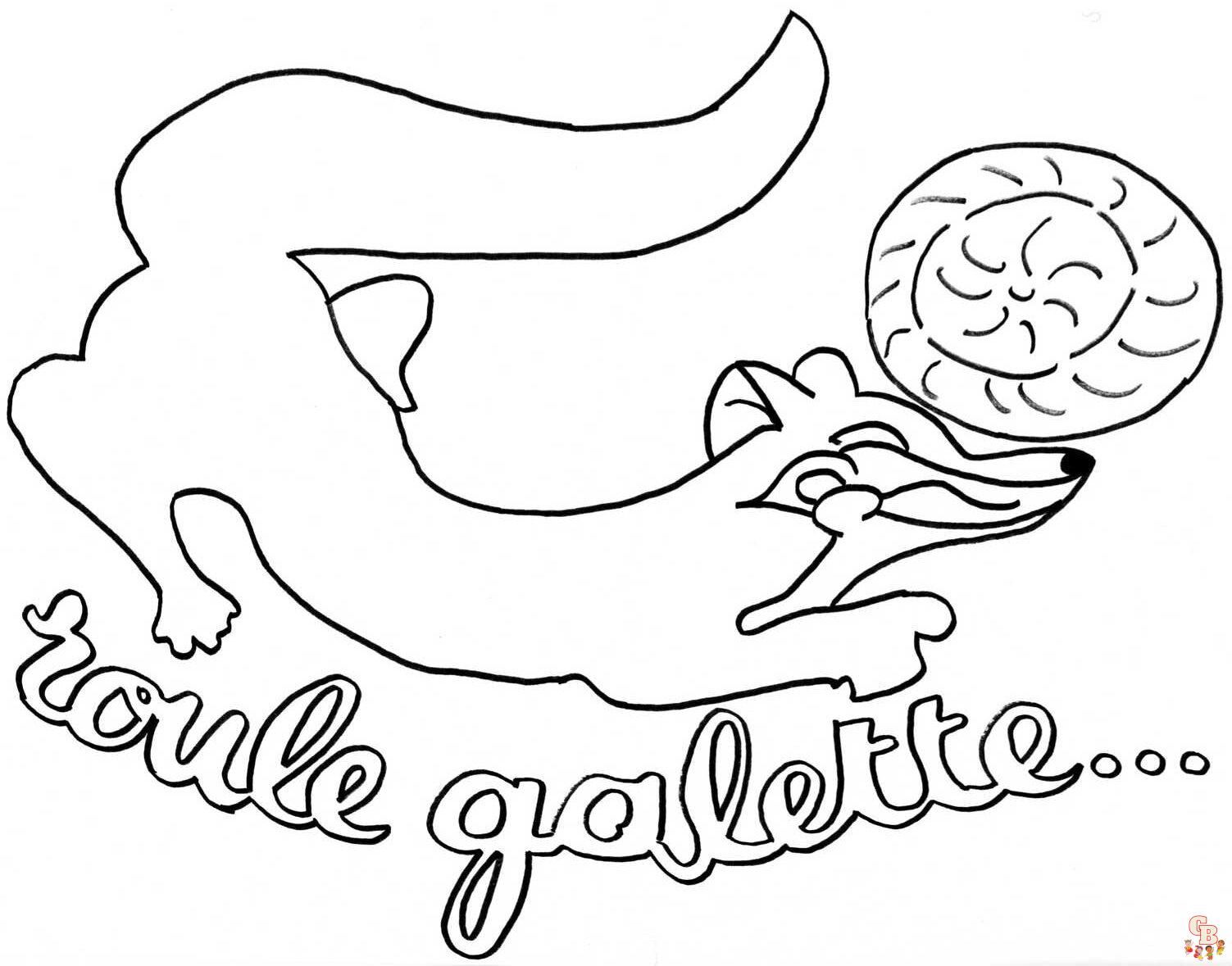 Coloriage Roule Galette