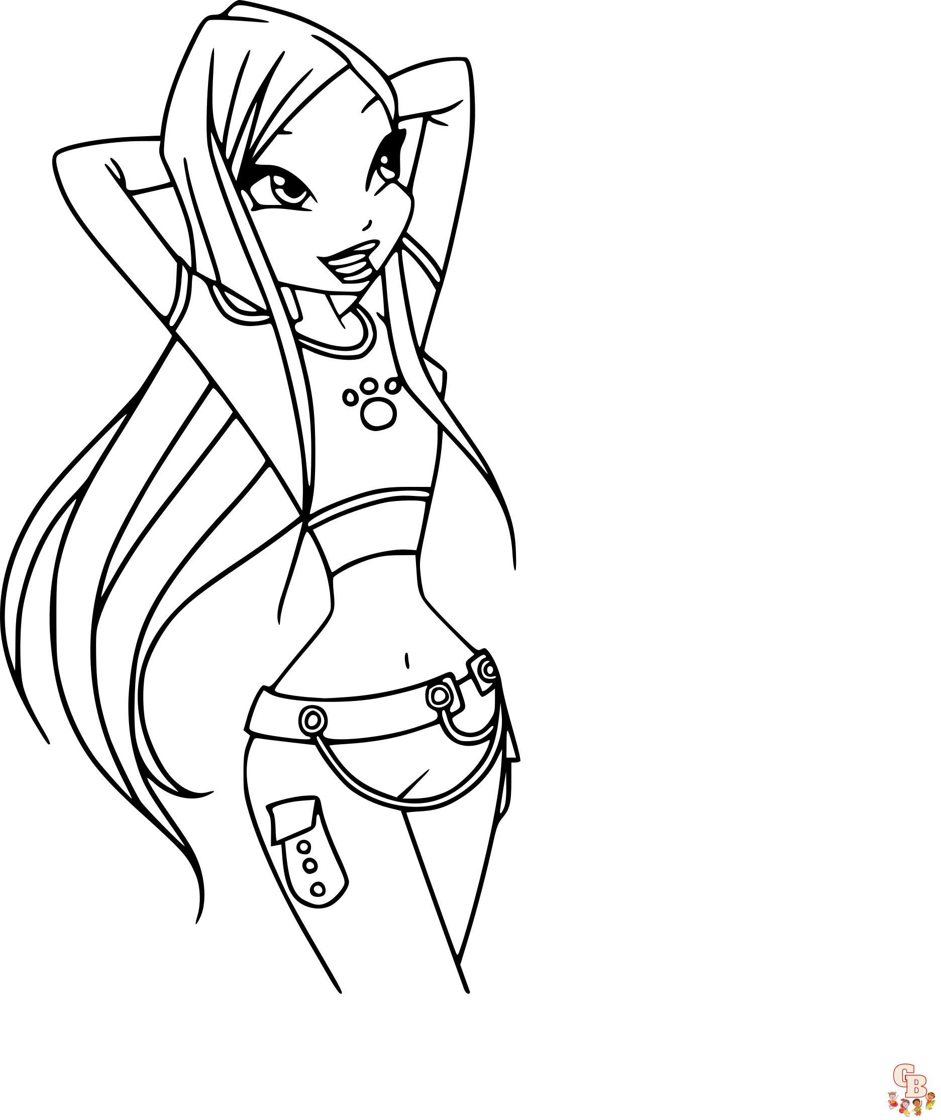 Coloriage Roxy