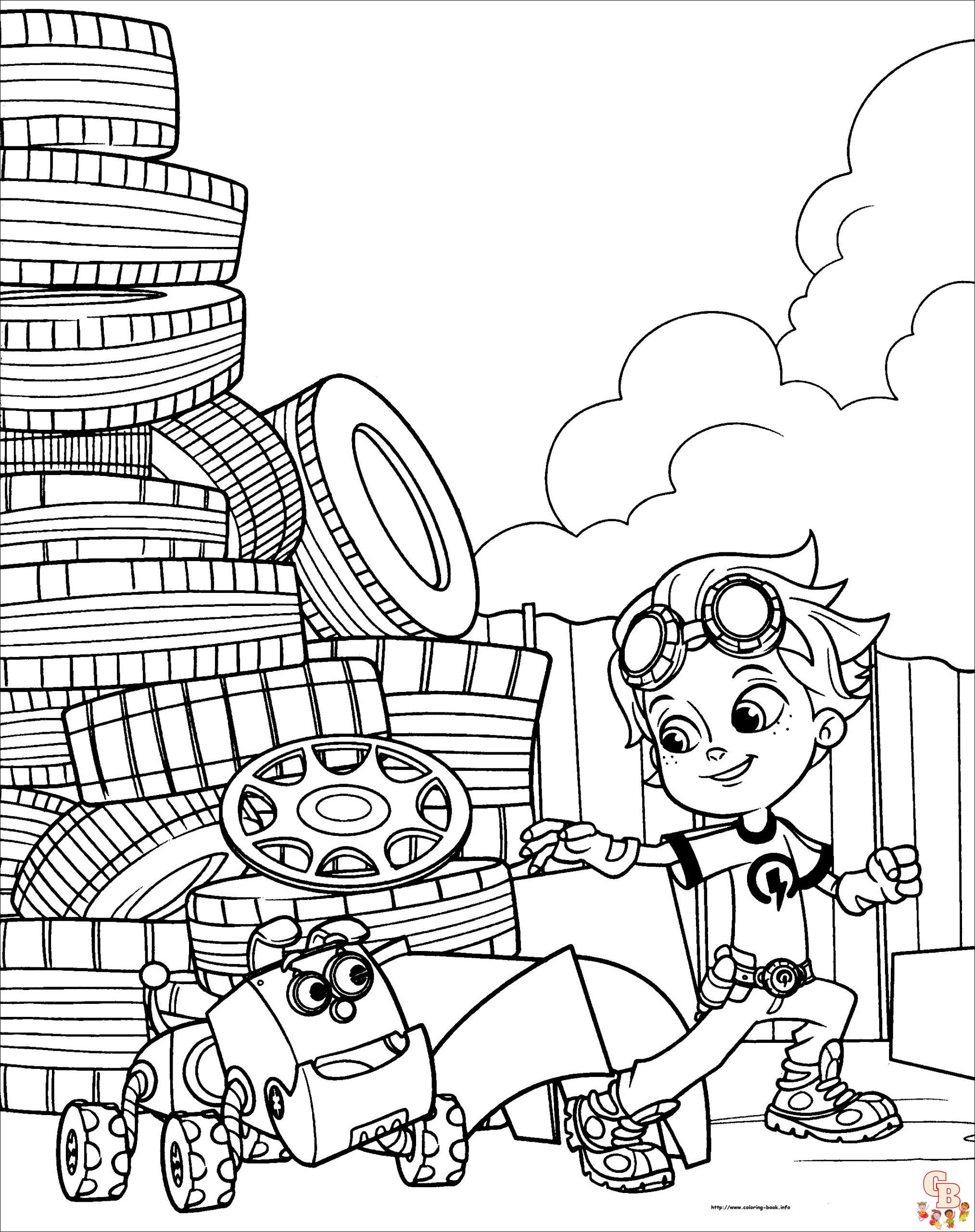 Coloriage Rusty Rivets