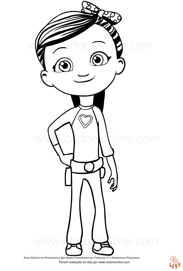 Coloriage Rusty Rivets