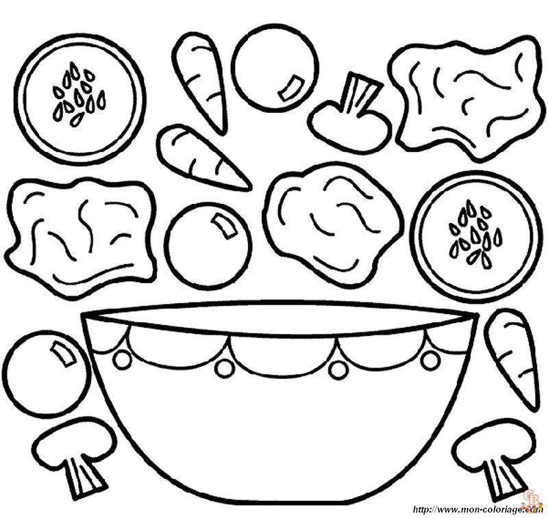 Coloriage Salade