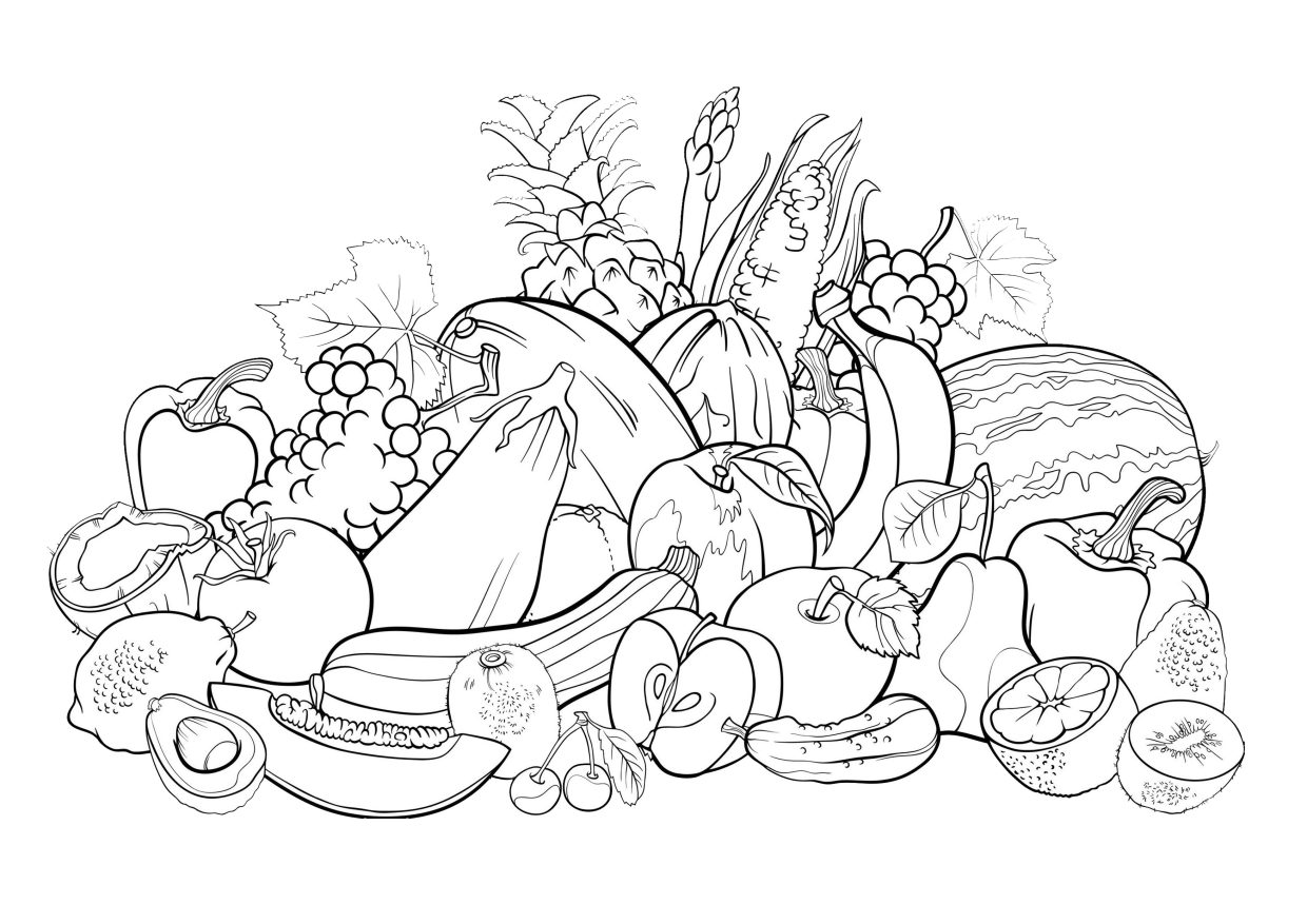 Coloriage Salade