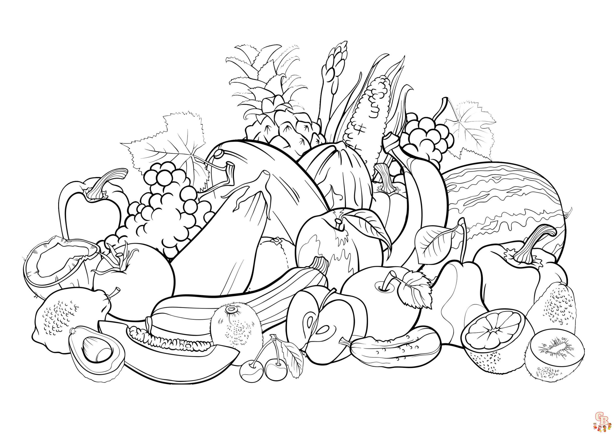 Coloriage Salade