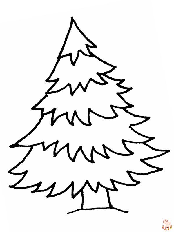 Coloriage Sapin Noel