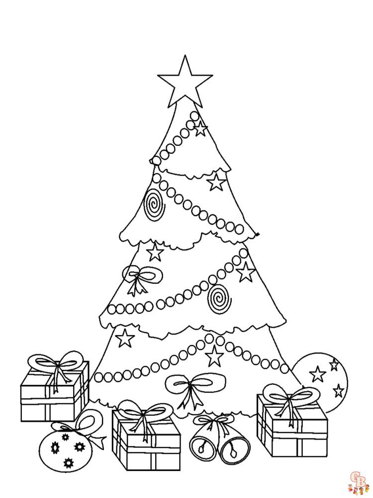 Coloriage Sapin Noel