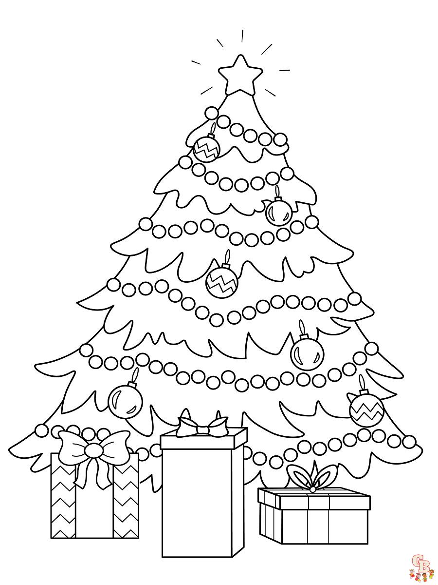 Coloriage Sapin Noel