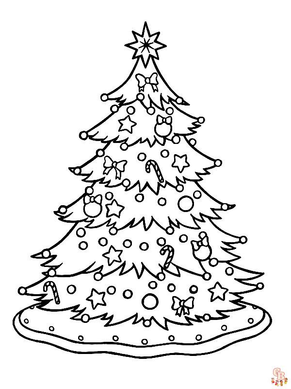 Coloriage Sapin Noel