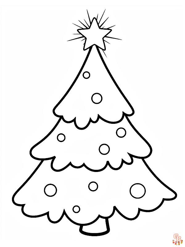 Coloriage Sapin Noel