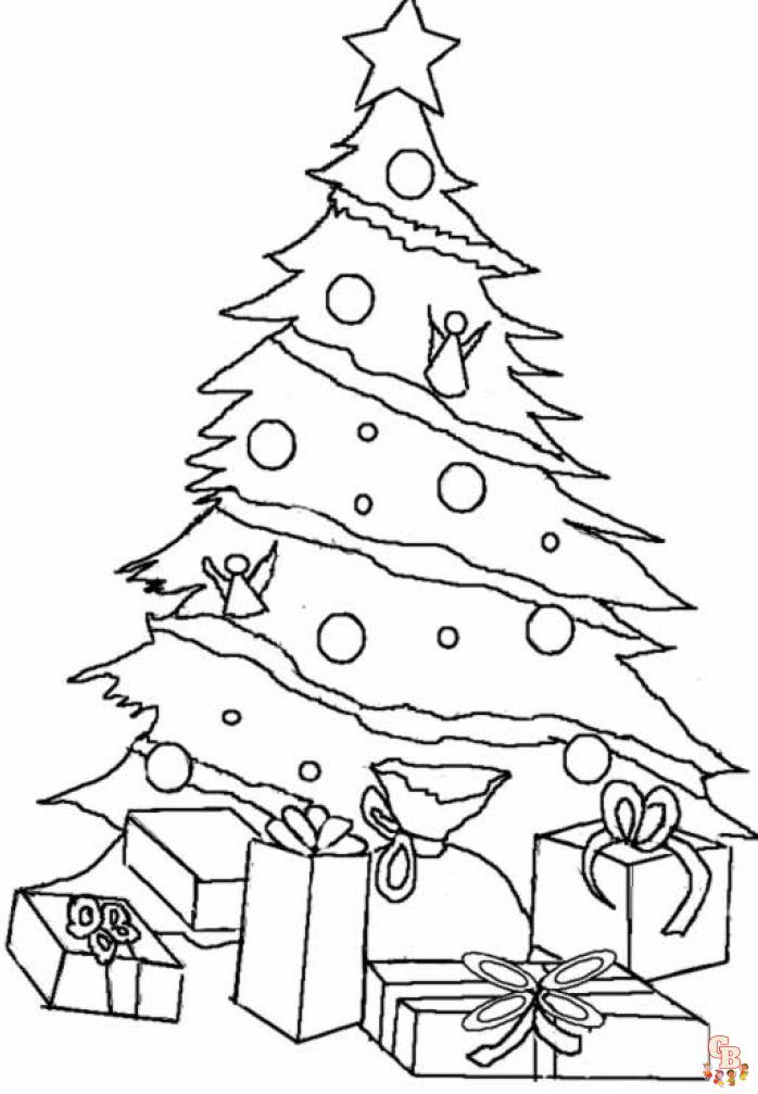 Coloriage Sapin Noel