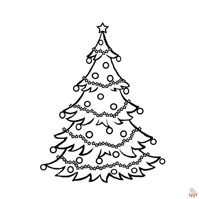 Coloriage Sapin Noel