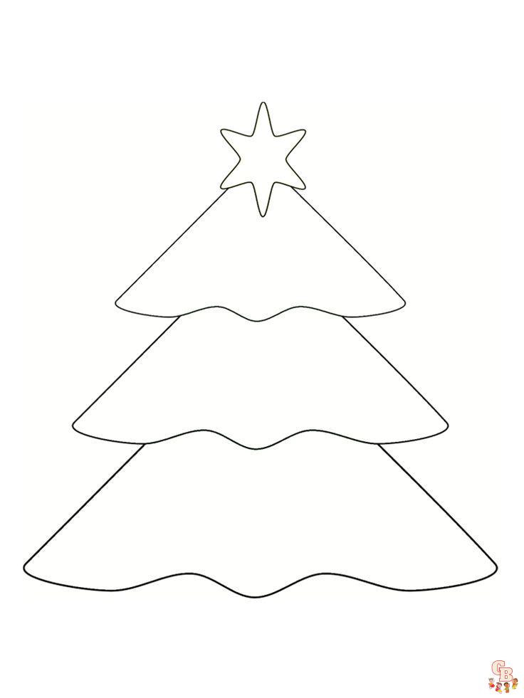 Coloriage Sapin Noel