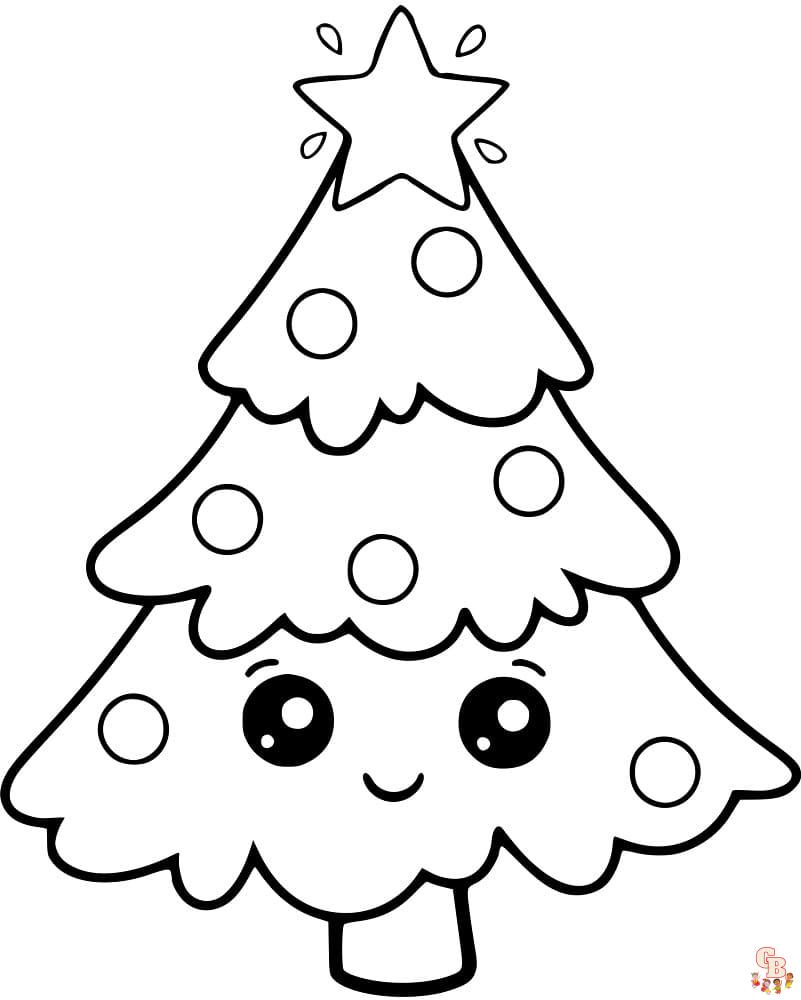 Coloriage Sapin Noel