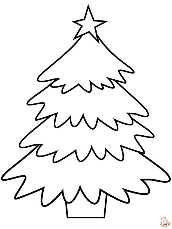 Coloriage Sapin Noel