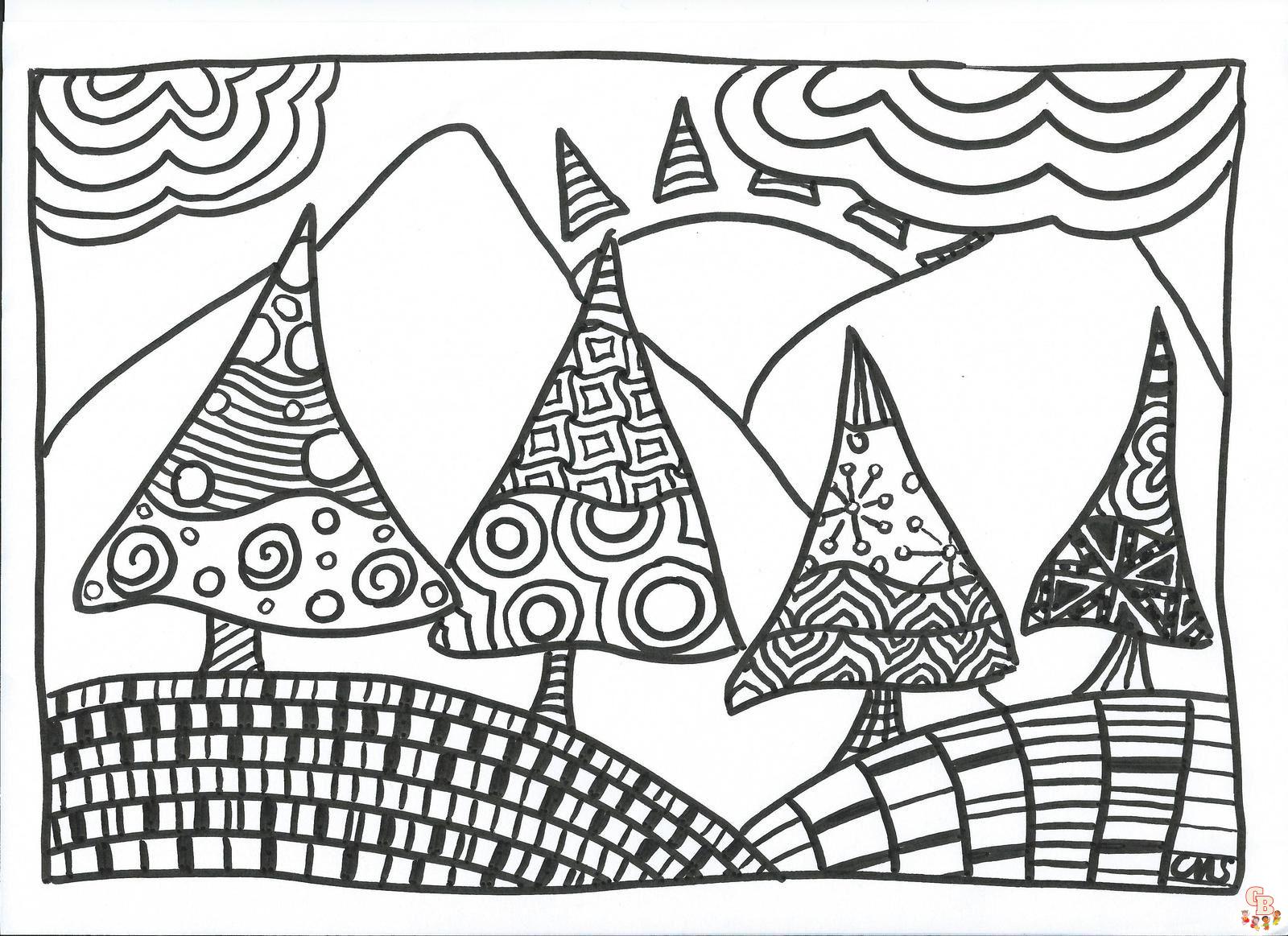 Coloriage Sapin Noel