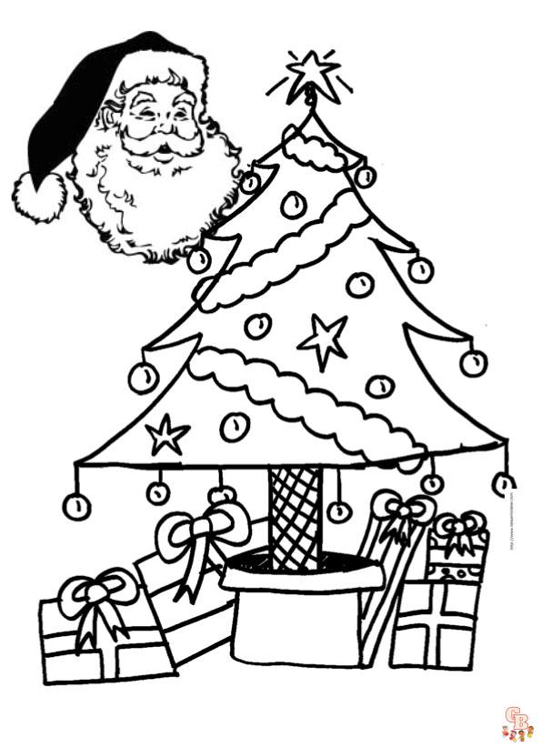 Coloriage Sapin Noel