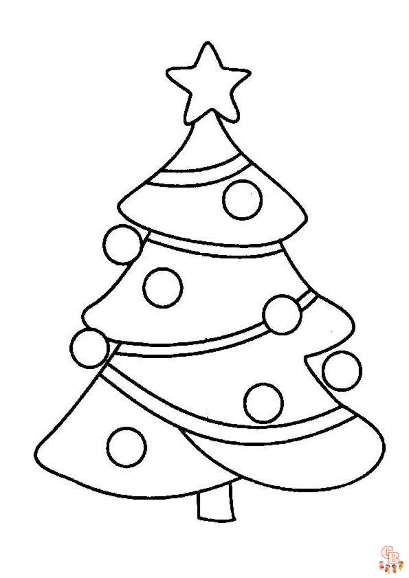 Coloriage Sapin Noel