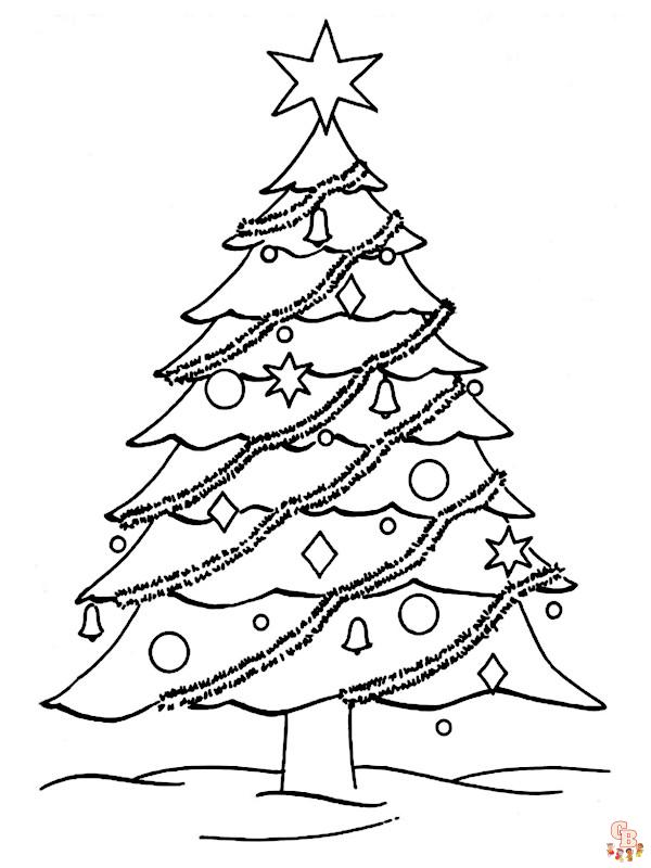 Coloriage Sapin Noel