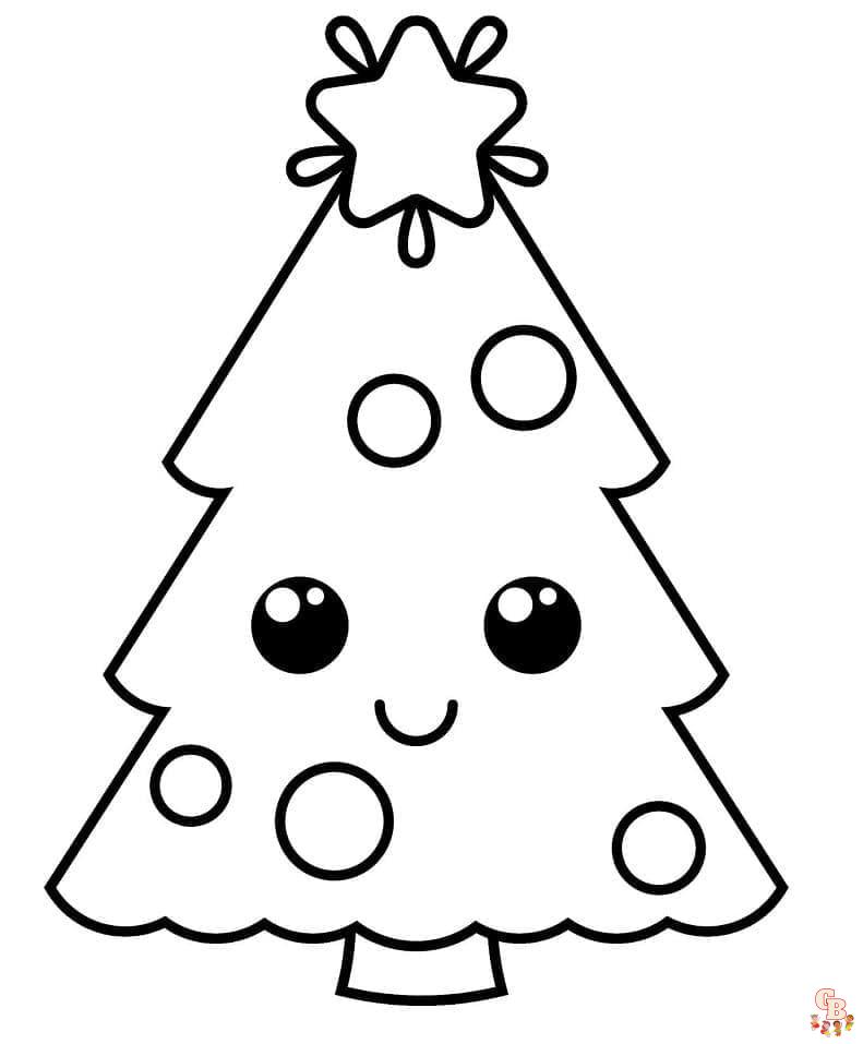 Coloriage Sapin Noel