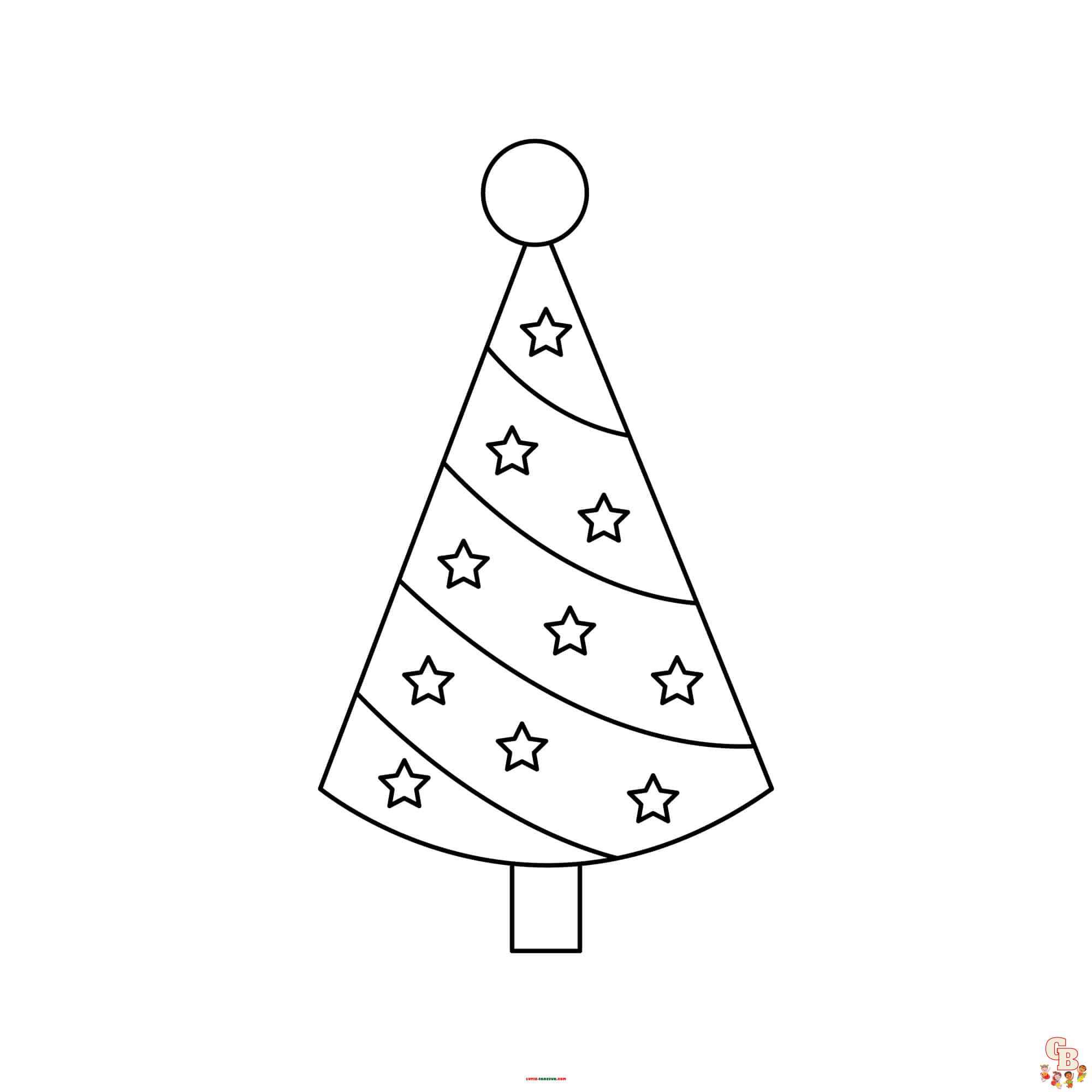 Coloriage Sapin Noel