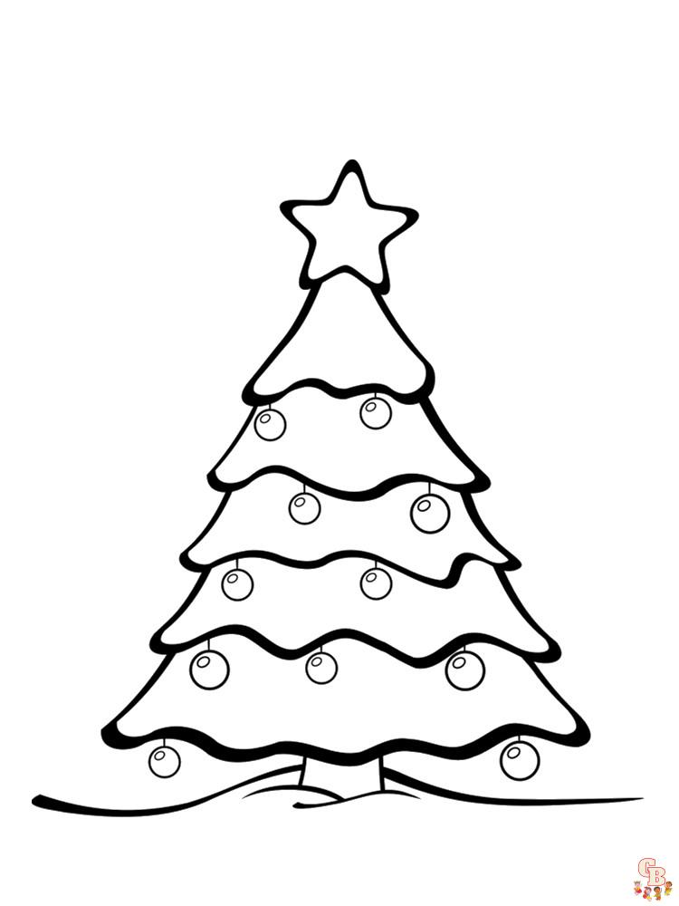 Coloriage Sapin Noel