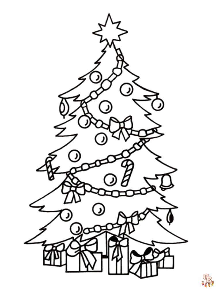 Coloriage Sapin Noel