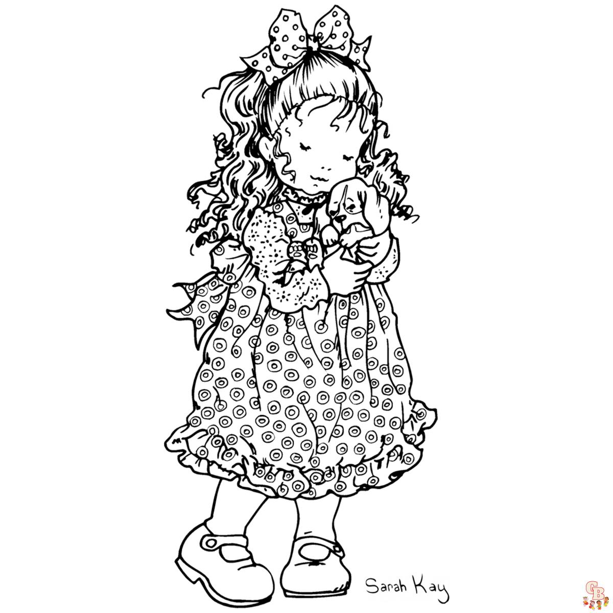 Coloriage Sarah