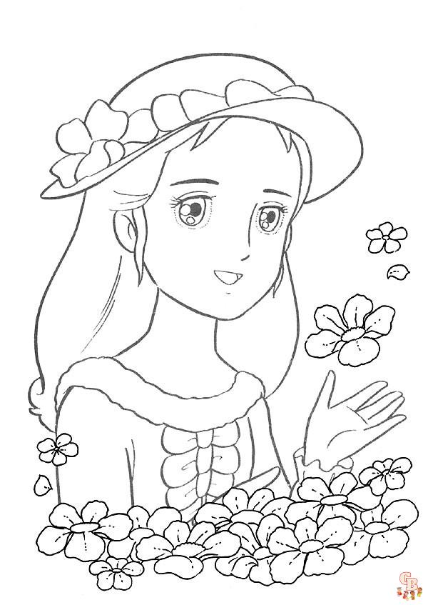 Coloriage Sarah