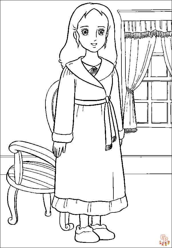 Coloriage Sarah