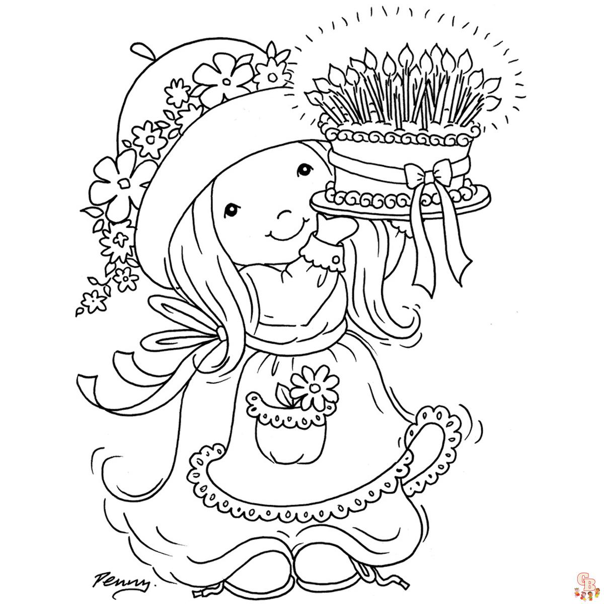 Coloriage Sarah