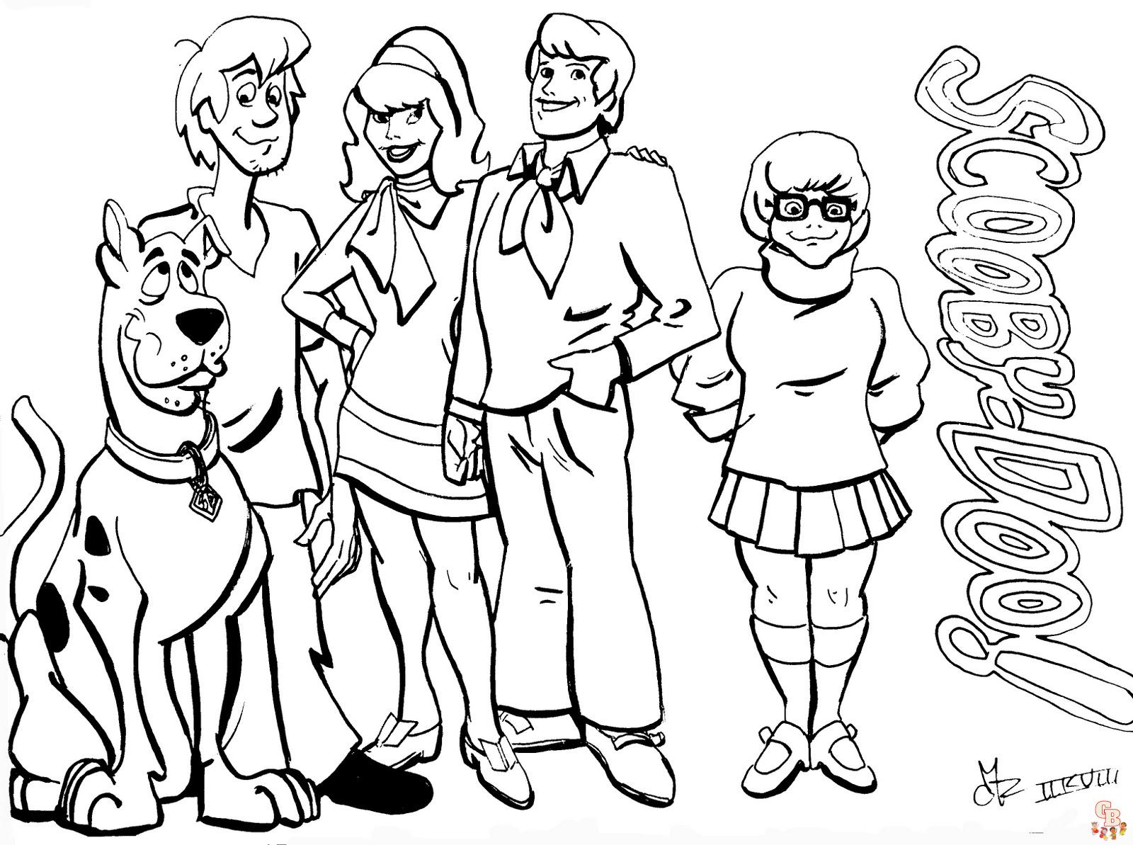 Coloriage Scooby Doo