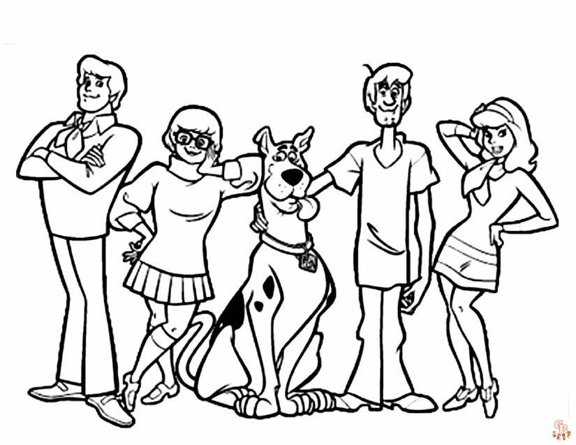 Coloriage Scooby Doo